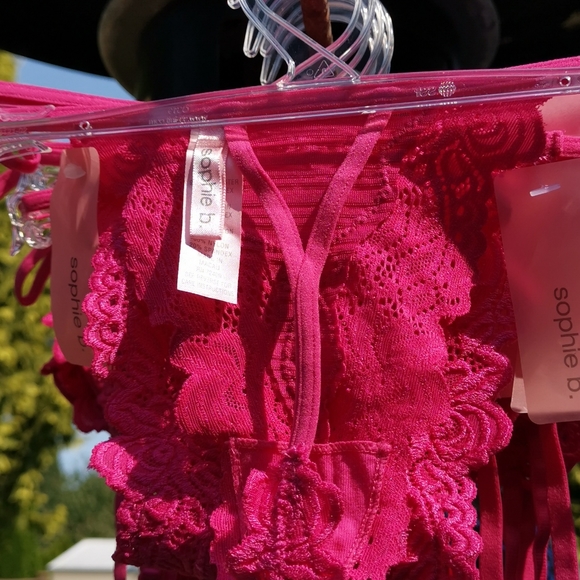 Sophie B. Pink Thong Bottoms - Picture 3 of 6